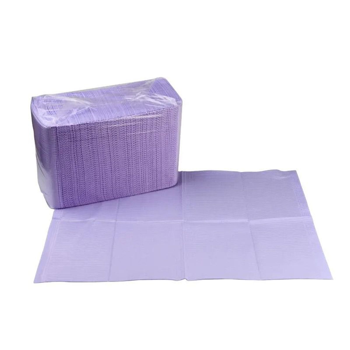 GENERICO - Campos Dentales Lila 125 unidades Certificacion Europea 33x45cm