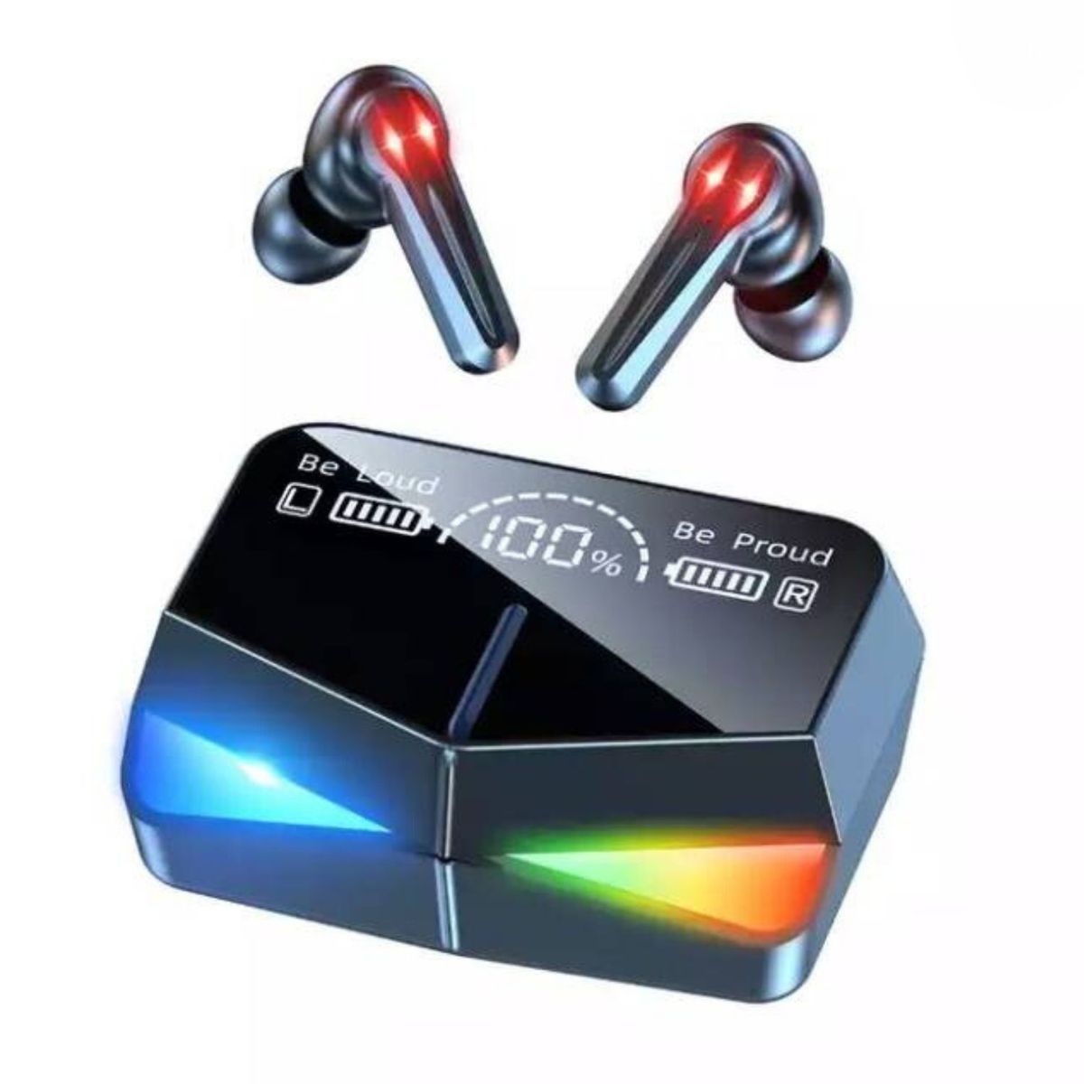 GENERICO - Audífonos Bluetooth Gamer M28 Con Micrófono Powerbank Luces RGB