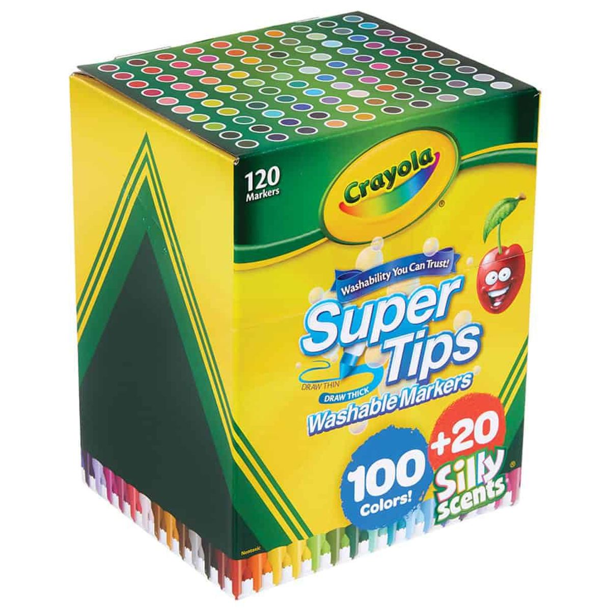 CRAYOLA - Crayola Marcadores Lavables SuperTips 120 Unidades