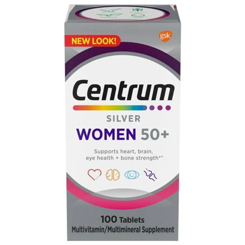 CENTRUM - Centrum Silver Women 50+ Para 100 Días Vitaminas Minerales