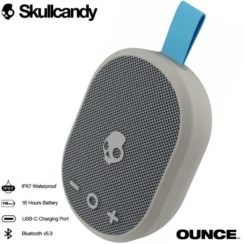 SKULLCANDY - Skullcandy Parlante Bluetooth 5.3 Mini Extra Bass Portatil IPX7 Ounce