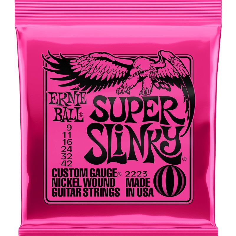 ERNIE BALL - Set cuerdas para guitarra eléctrica Ernie Ball 2223 09-42