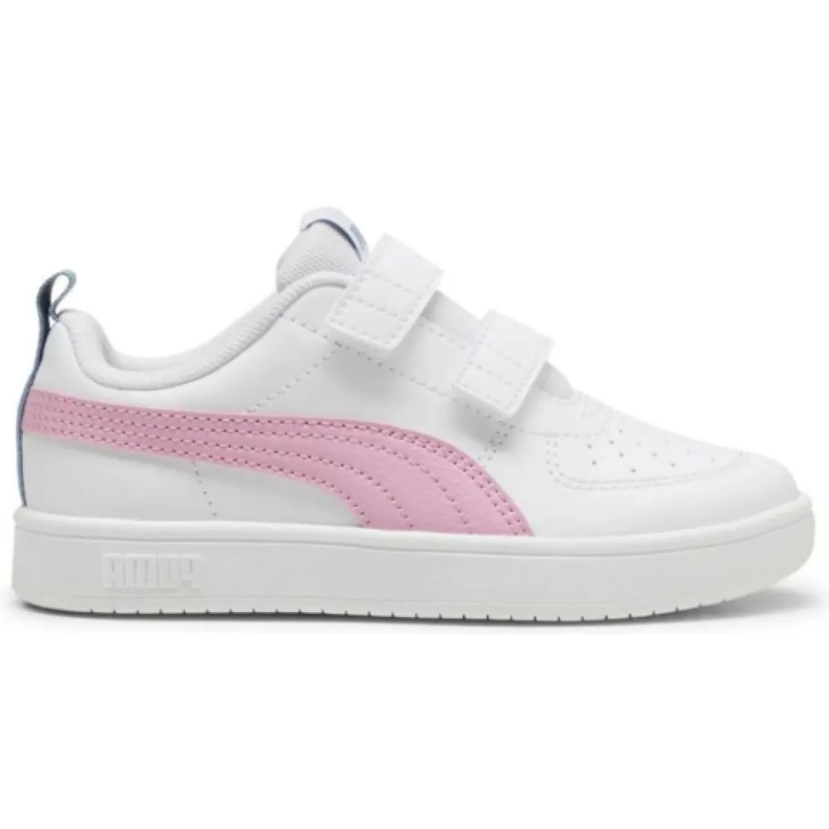 PUMA - Zapatilla Puma Rickie V PS 391327 28 Blanco para Niñas.-