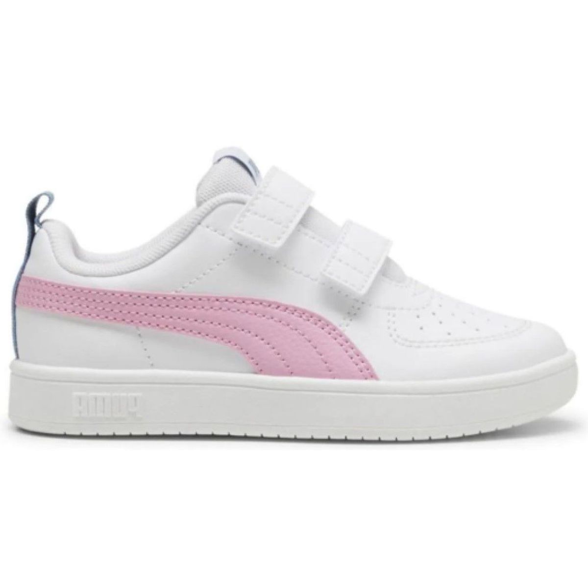 PUMA - Zapatilla Puma Rickie V PS 391327 28 Blanco para Niñas.-