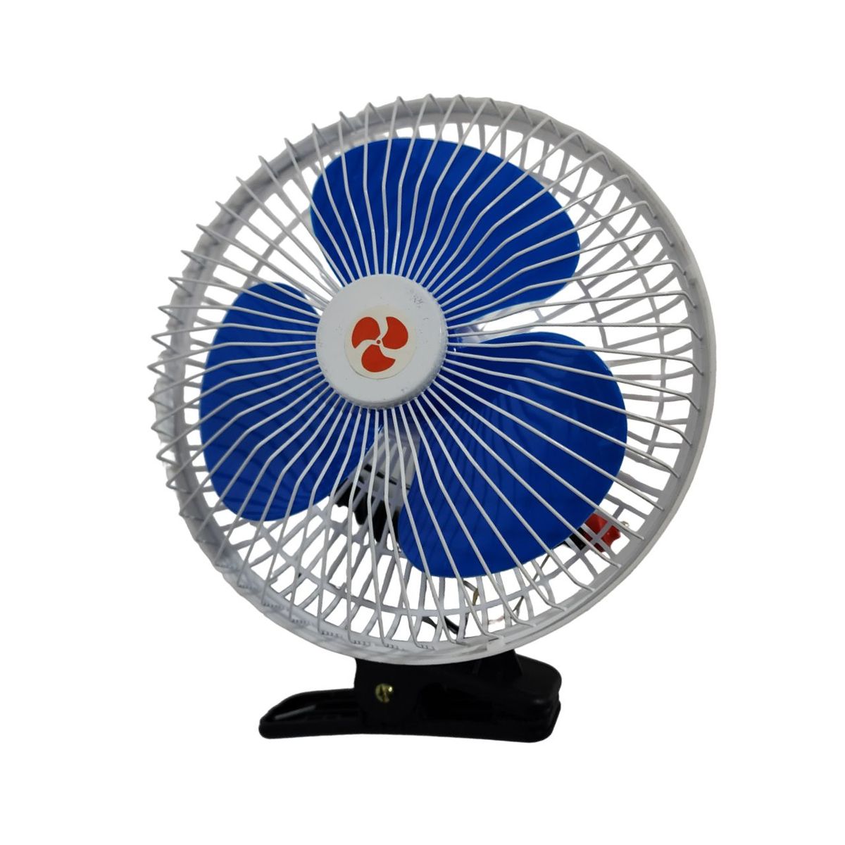 GENERICO - Ventilador pequeño eléctrico 8 pulgadas para coche - Blanco