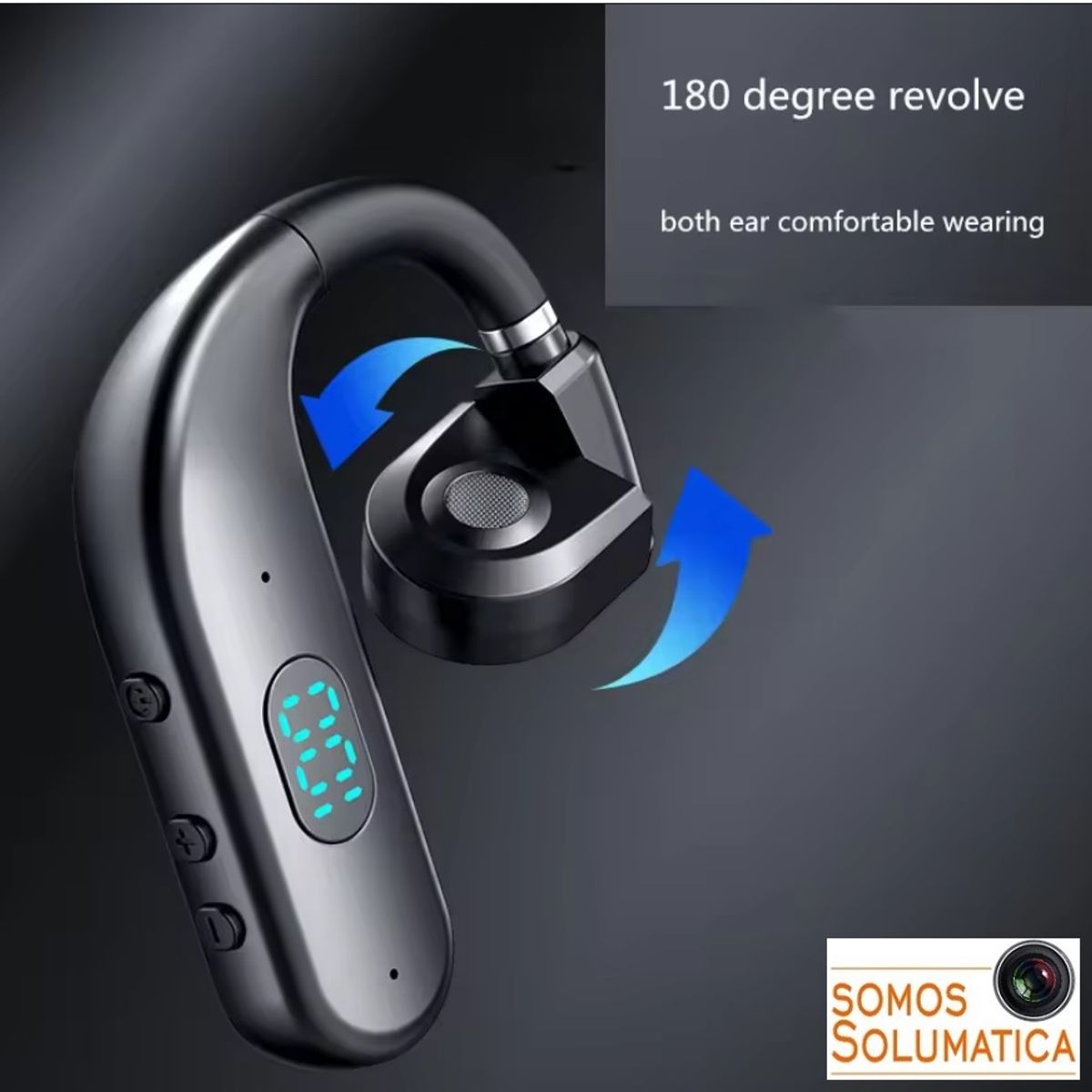 GENERICO - Audifono Bluetooth - Conduccion Osea - Business Handsfree