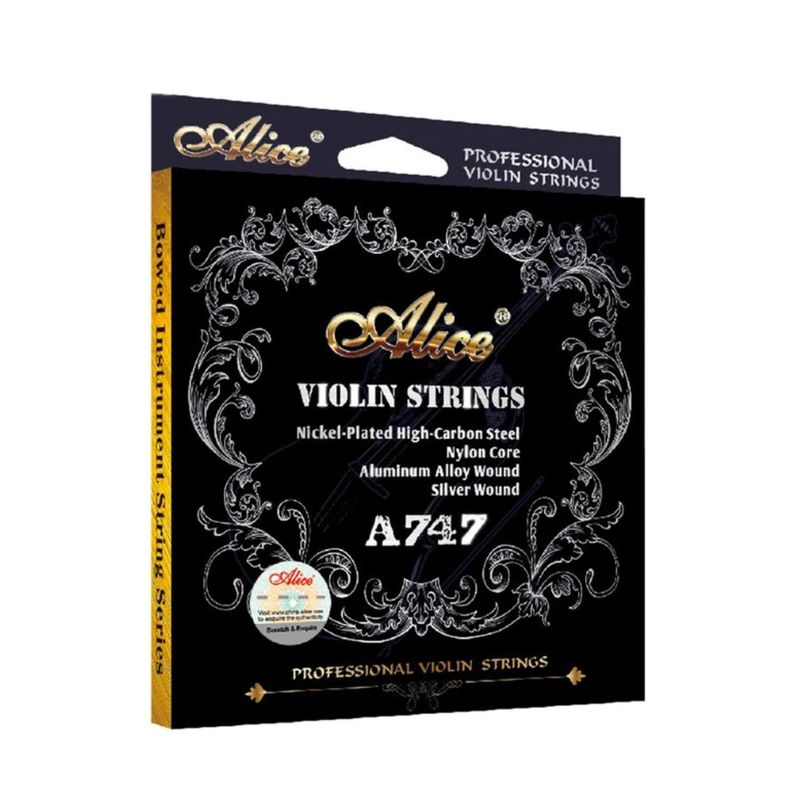ALICE - Set de cuerda de violin A747 profesional Alice
