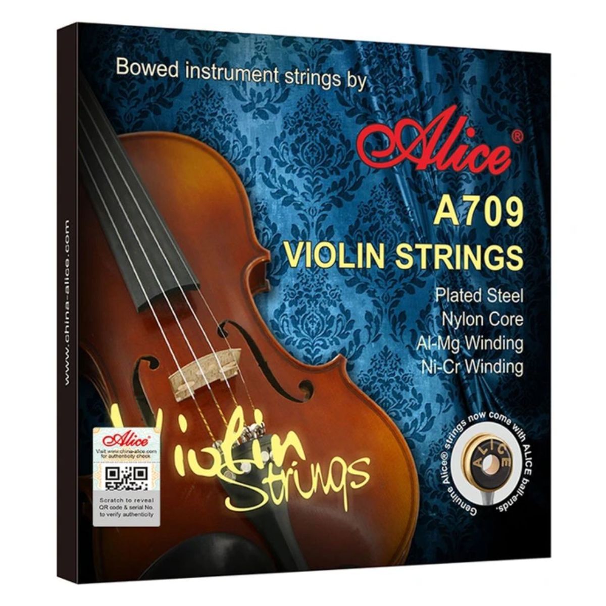ALICE - Juego de cuerdas para violin A709 Alice