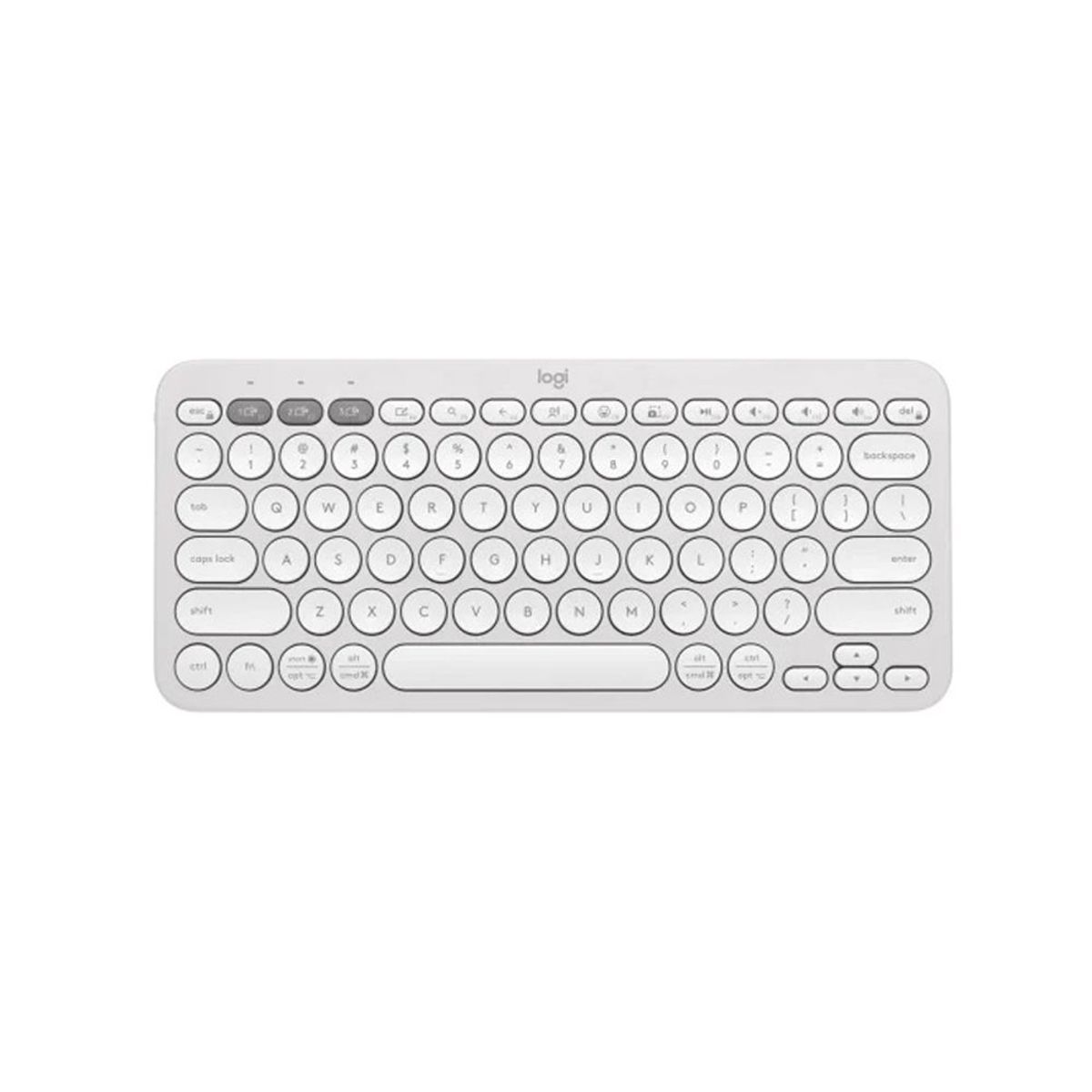 LOGITECH - Teclado Logitech Pebble Keys 2 K380S Bluetooth White