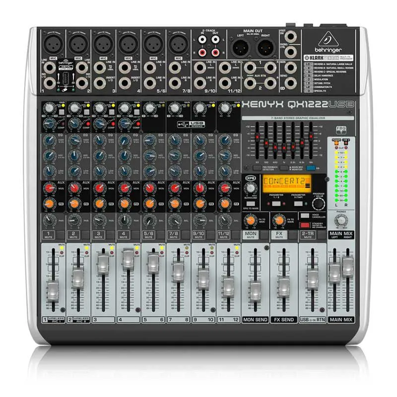 BEHRINGER - Mezclador Behringer Xenyx QX1222USB