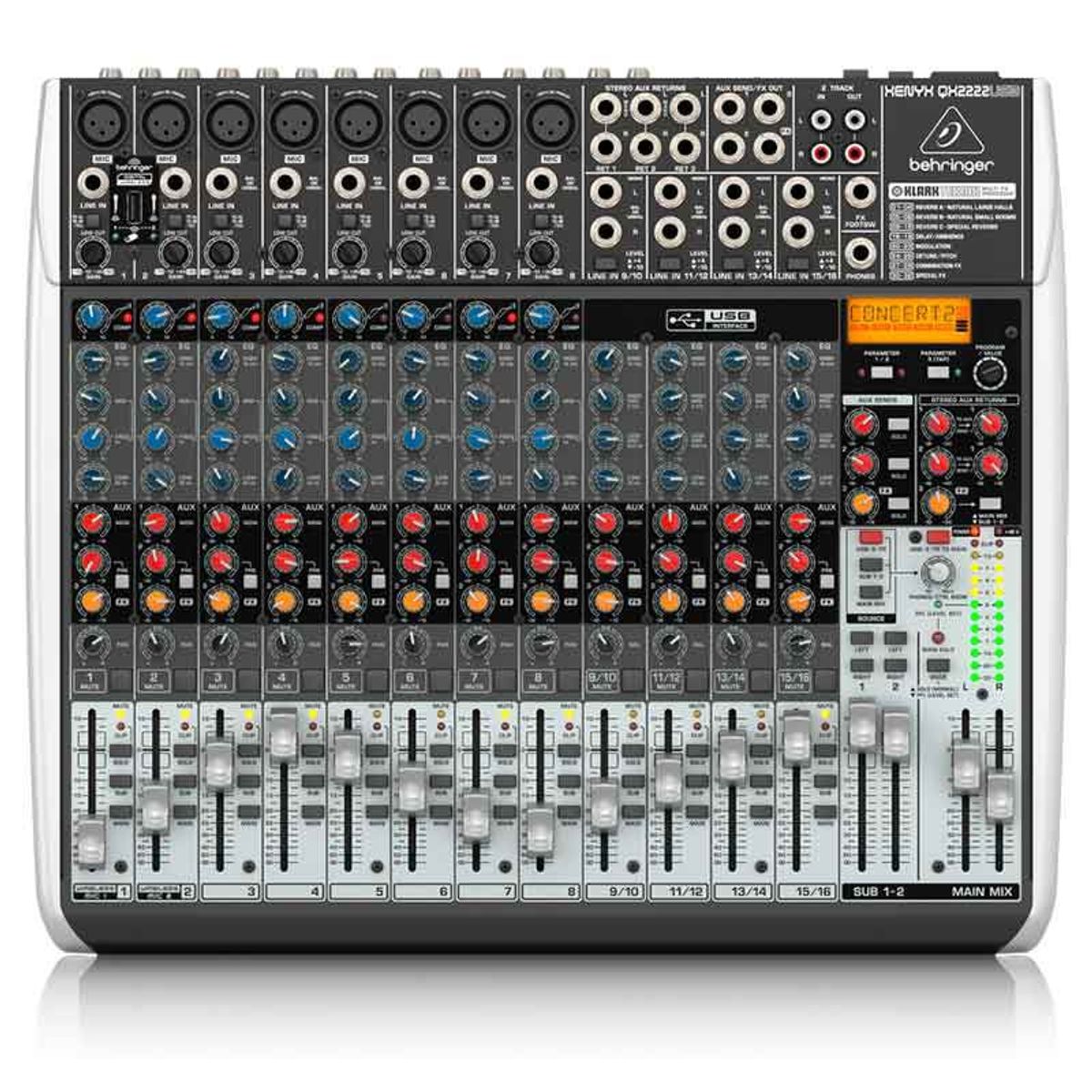 BEHRINGER - Mezclador Behringer Xenyx QX2222USB