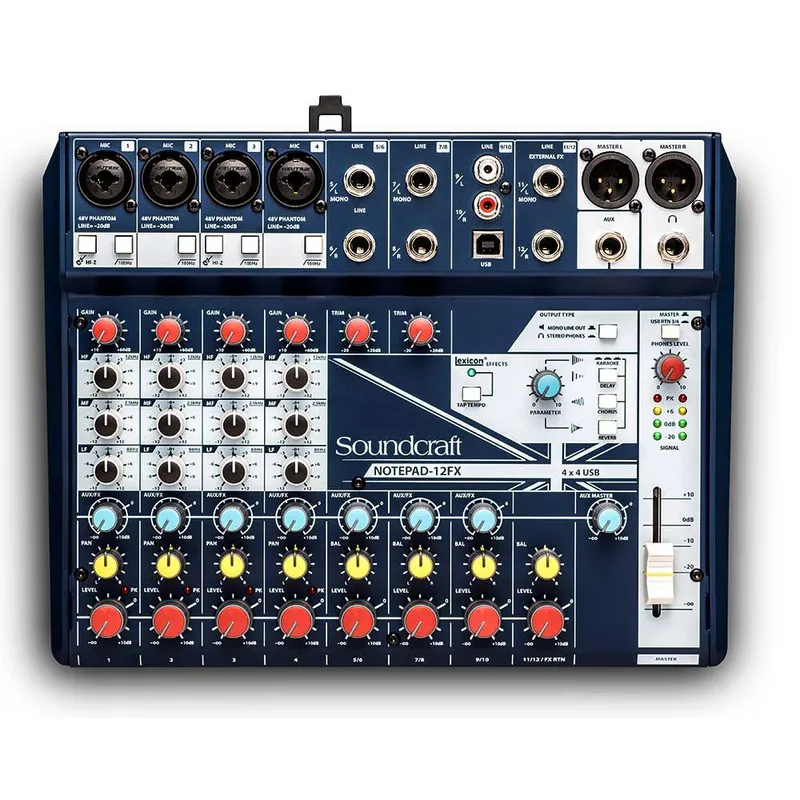 SOUNDCRAFT - Mezclador Soundcraft Notepad-12FX