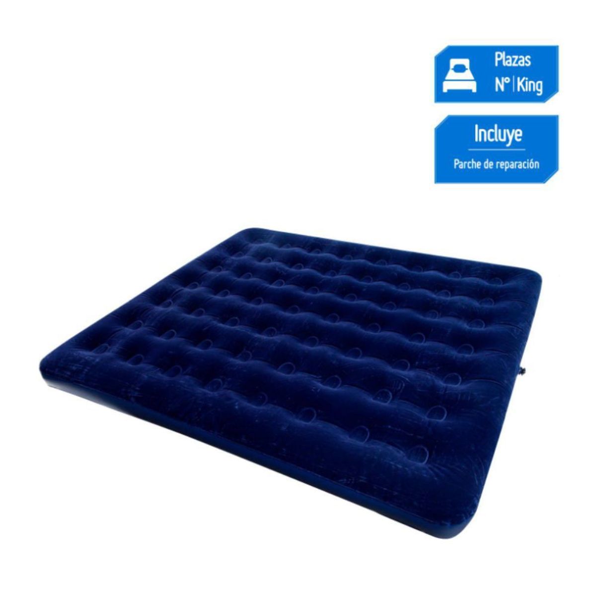 BESTWAY - Colchon inflable Bestway King Azul Camping