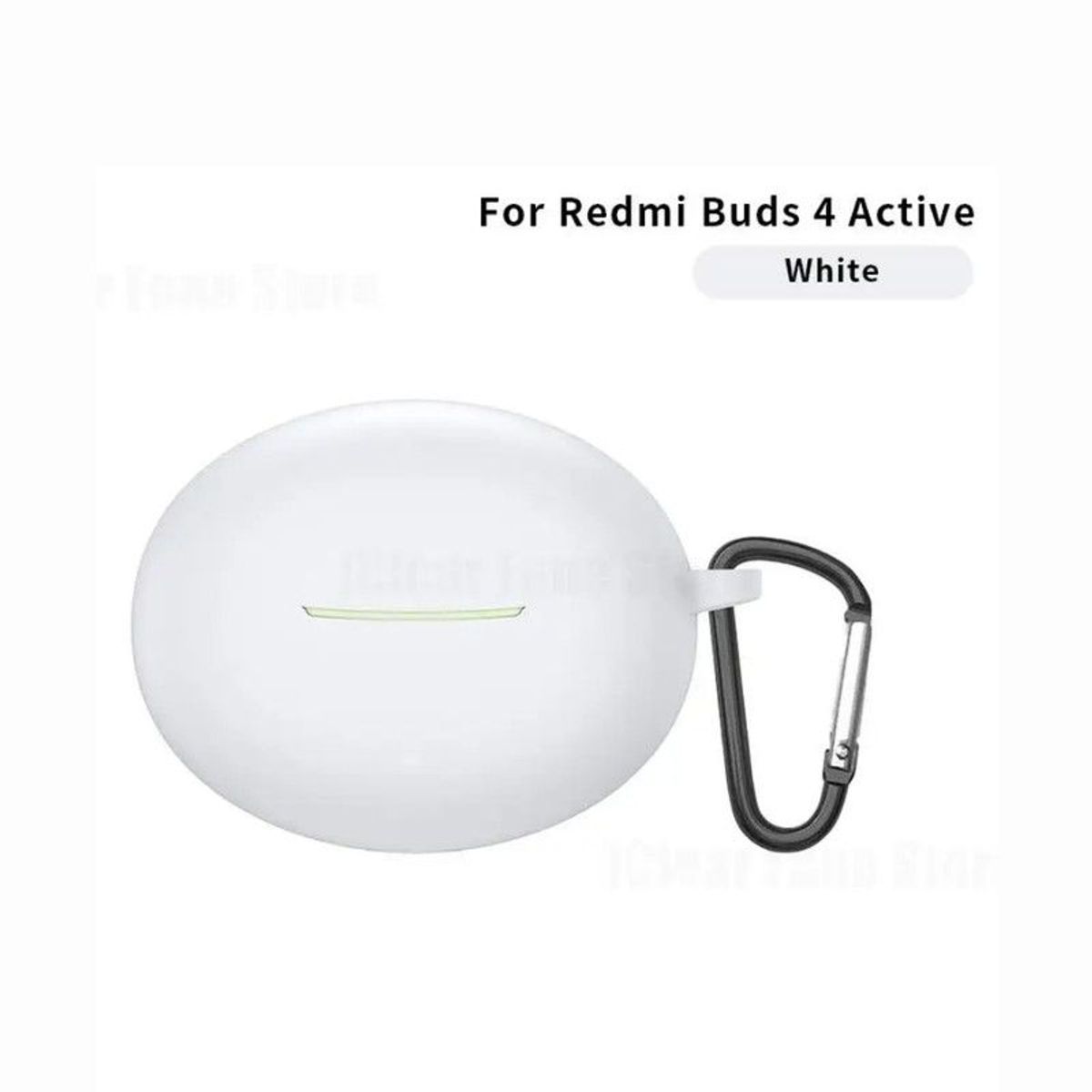 GENERICO - Funda o Cover de Silicona Para Xiaomi Buds 4 Active - Blanco
