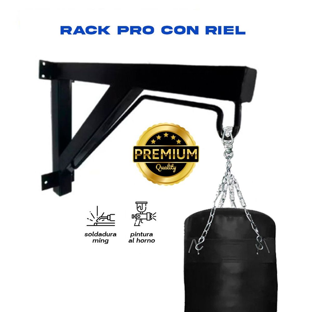 HOLGU - RACK Pro CON RIEL Con Pernos Y Tarugos De Regalo