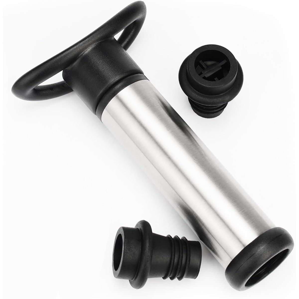 GENERICO - Bomba de vacío para vino de acero inoxidable con tapones