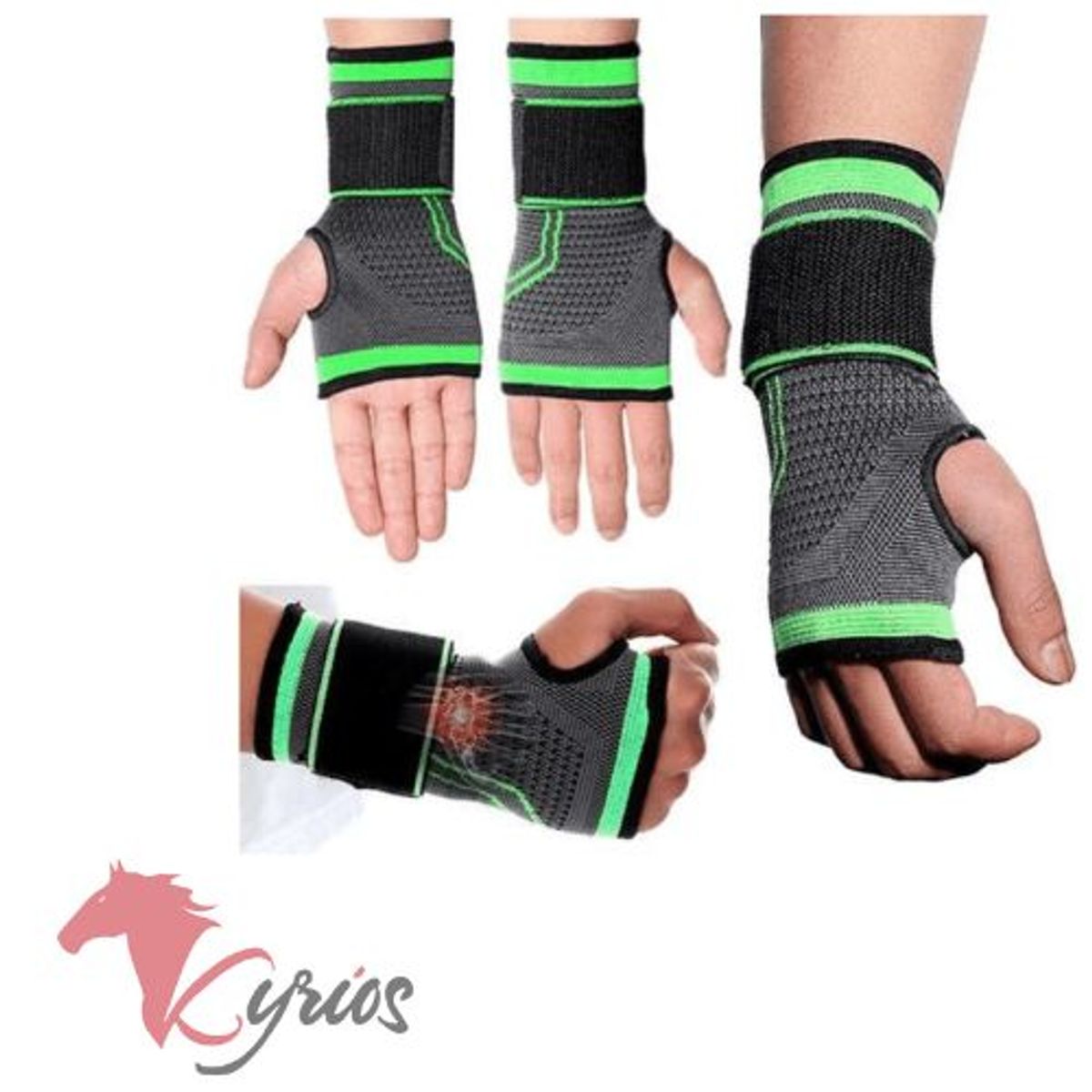 GENERICO - Muñequera con Palma Elastica