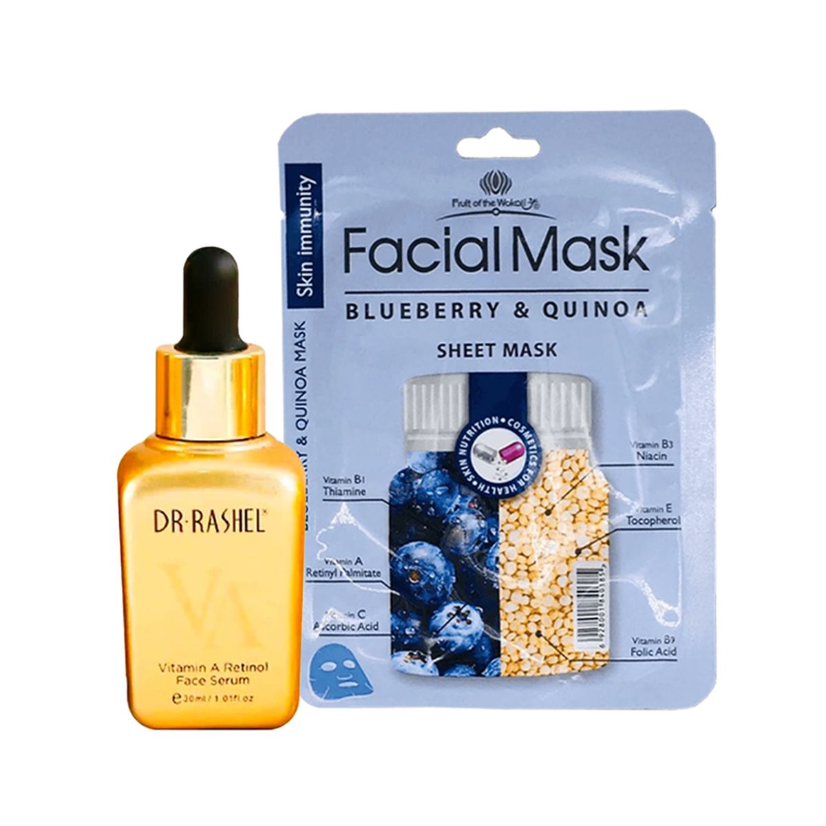 GENERICO - Suero Facial Retinol Vitamina A + Mascarilla Arandano y Quinoa_.