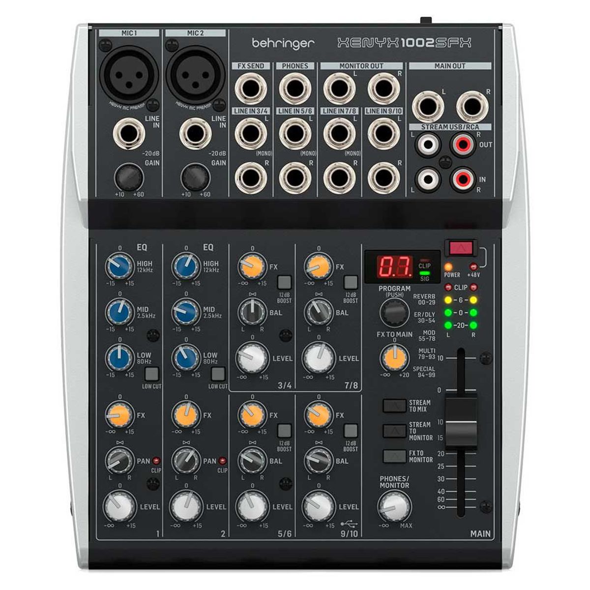 BEHRINGER - Mezclador Analoga Profesional Behringer Xenyx 1002SFX