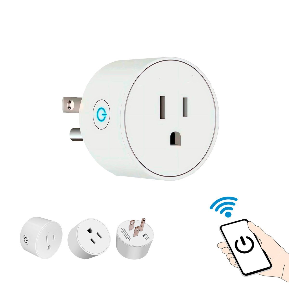 TEROS - Enchufe Smart Wifi Inteligente Portatil Adroid -  IOS