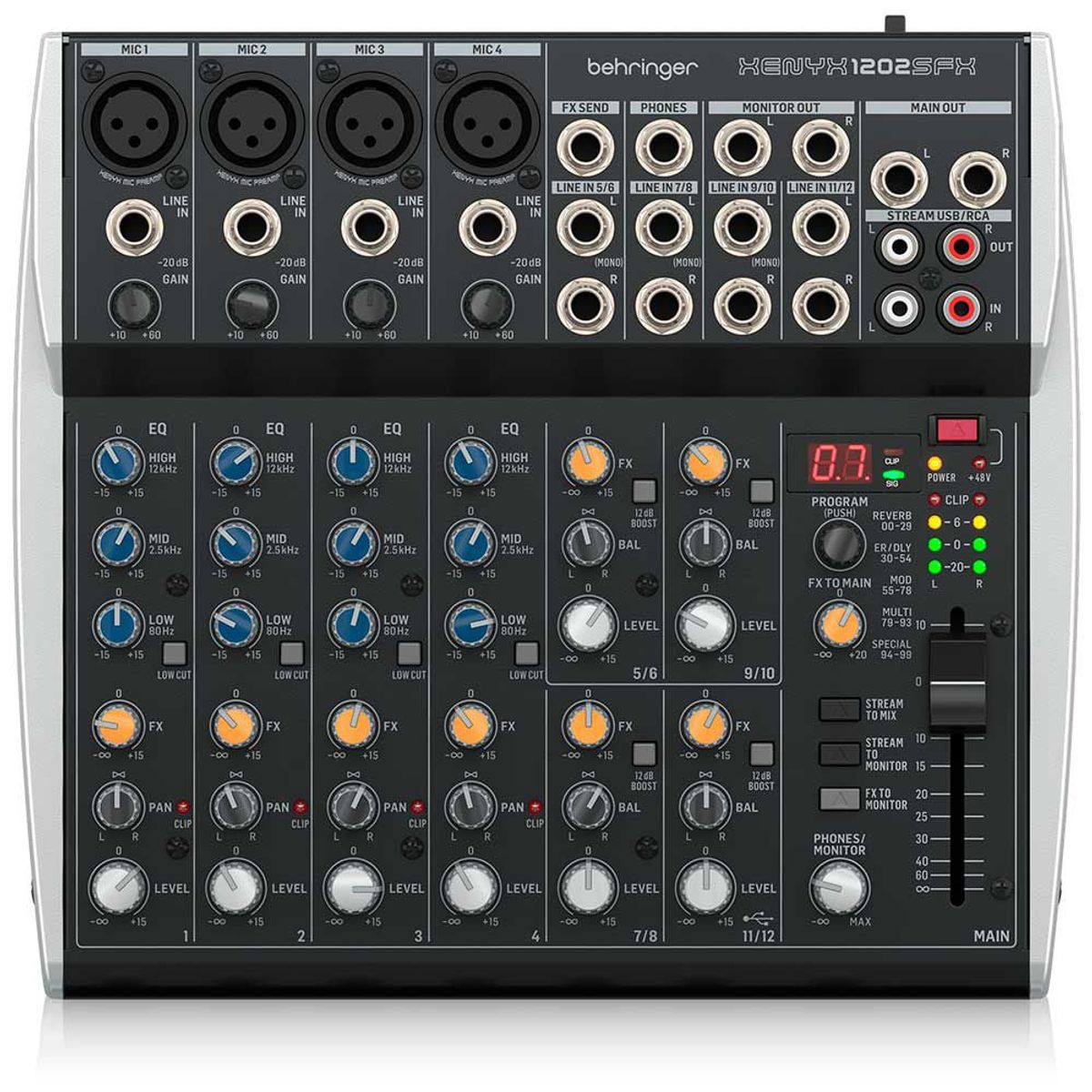 BEHRINGER - Mezclador Analoga Profesional Behringer Xenyx 1202SFX