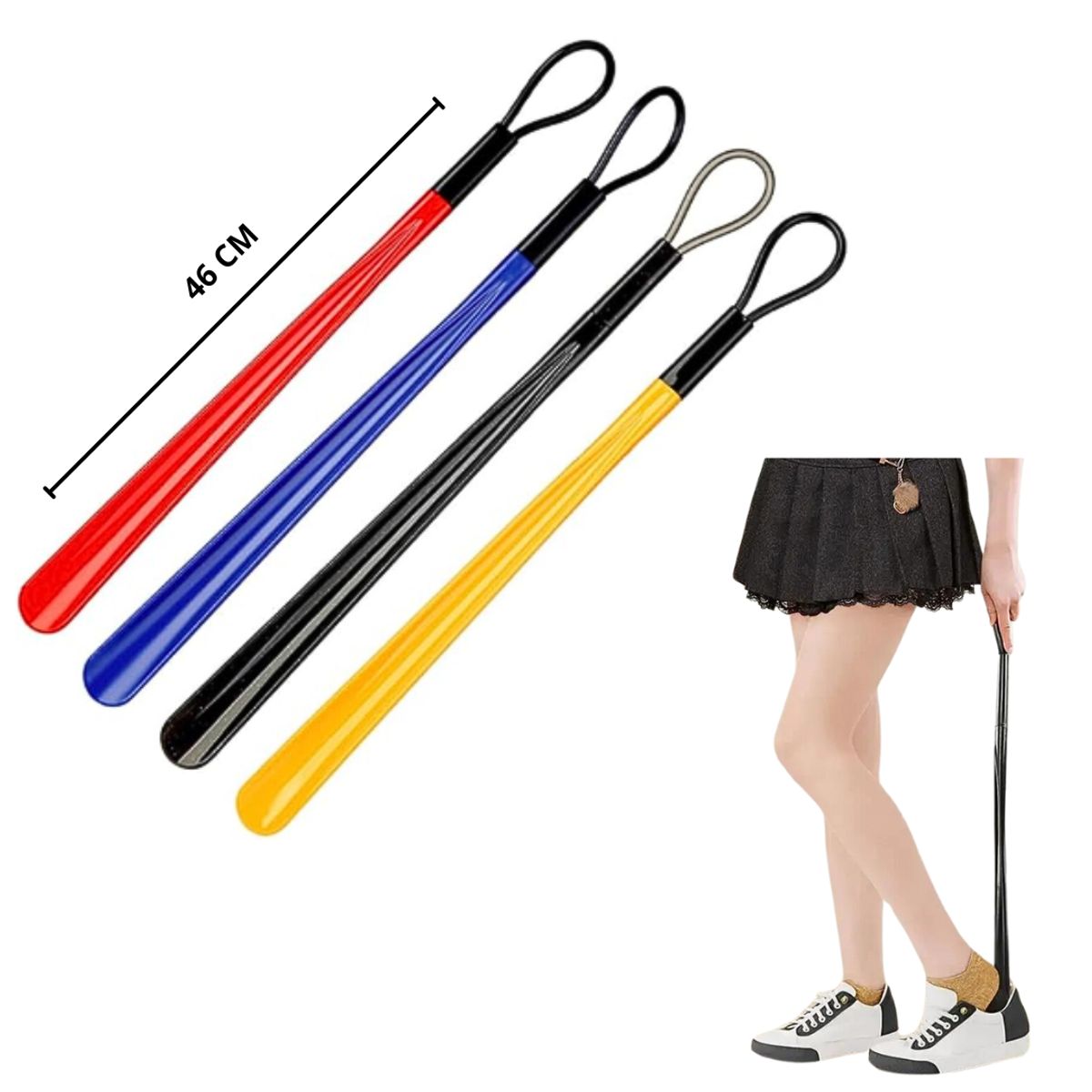 GENERICO - Calzador de zapatos de 46 cm de alto