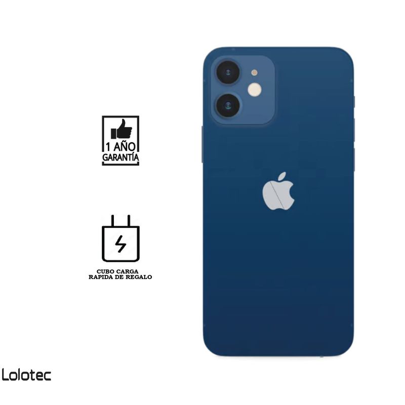 APPLE - iPhone 12 128 Gb I Reacondicionado Grado A I color: Azul