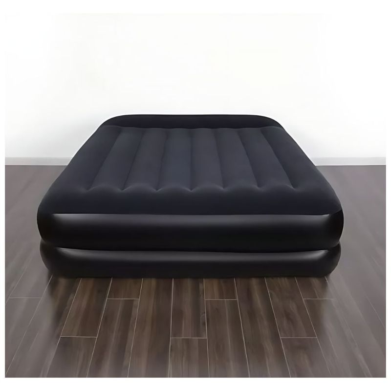 BESTWAY - Colchón inflable Doble Premium con Bomba integrada Color Negro