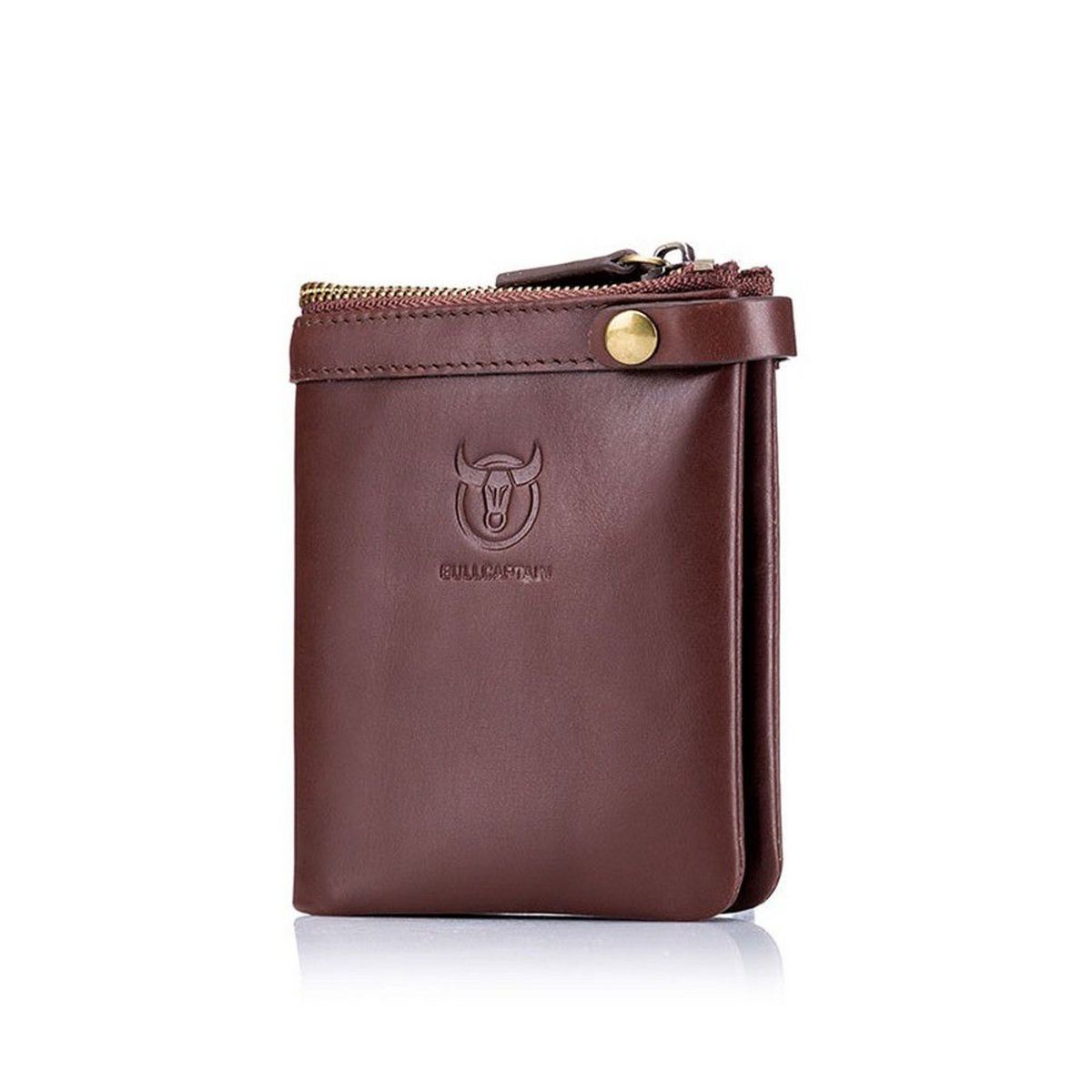 BULLCAPTAIN - BullCaptain - Billetera de Cuero 058-V-CF Café