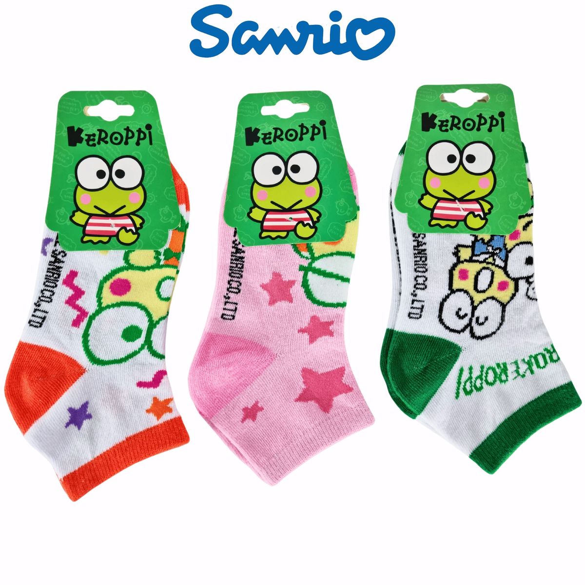 SANRIO - Pack 3 Medias Sanrio Talla 28 a 32 - KEROPPI