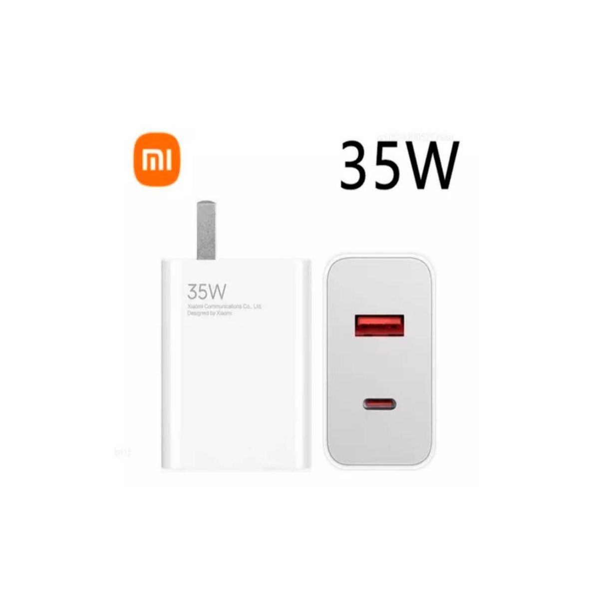 XIAOMI - Adaptador Xiaomi 35w USB-A y USB - C