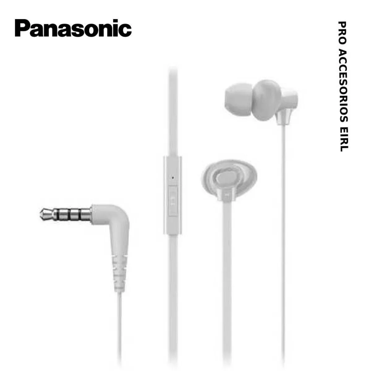 PANASONIC - Audifonos Panasonic Ergofit Plus RP-TCM130 Extra Bass Blanco