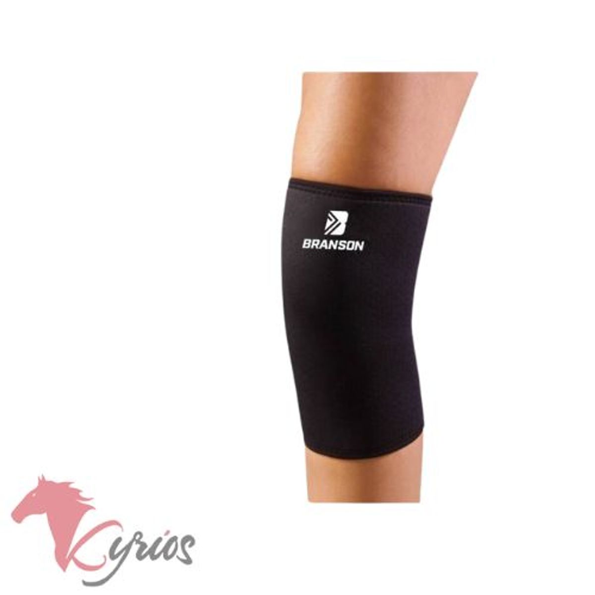 GENERICO - Rodillera Negra Sin abertura Branson Talla S