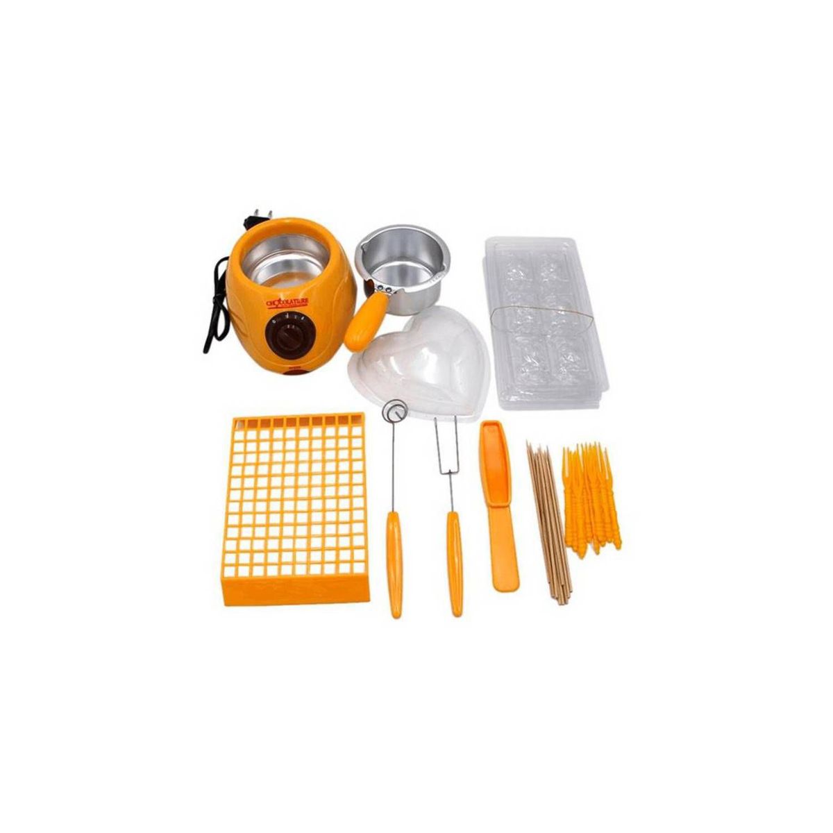 GENERICO - MINI OLLA CHOCOLATERA ELECTRICA 20W