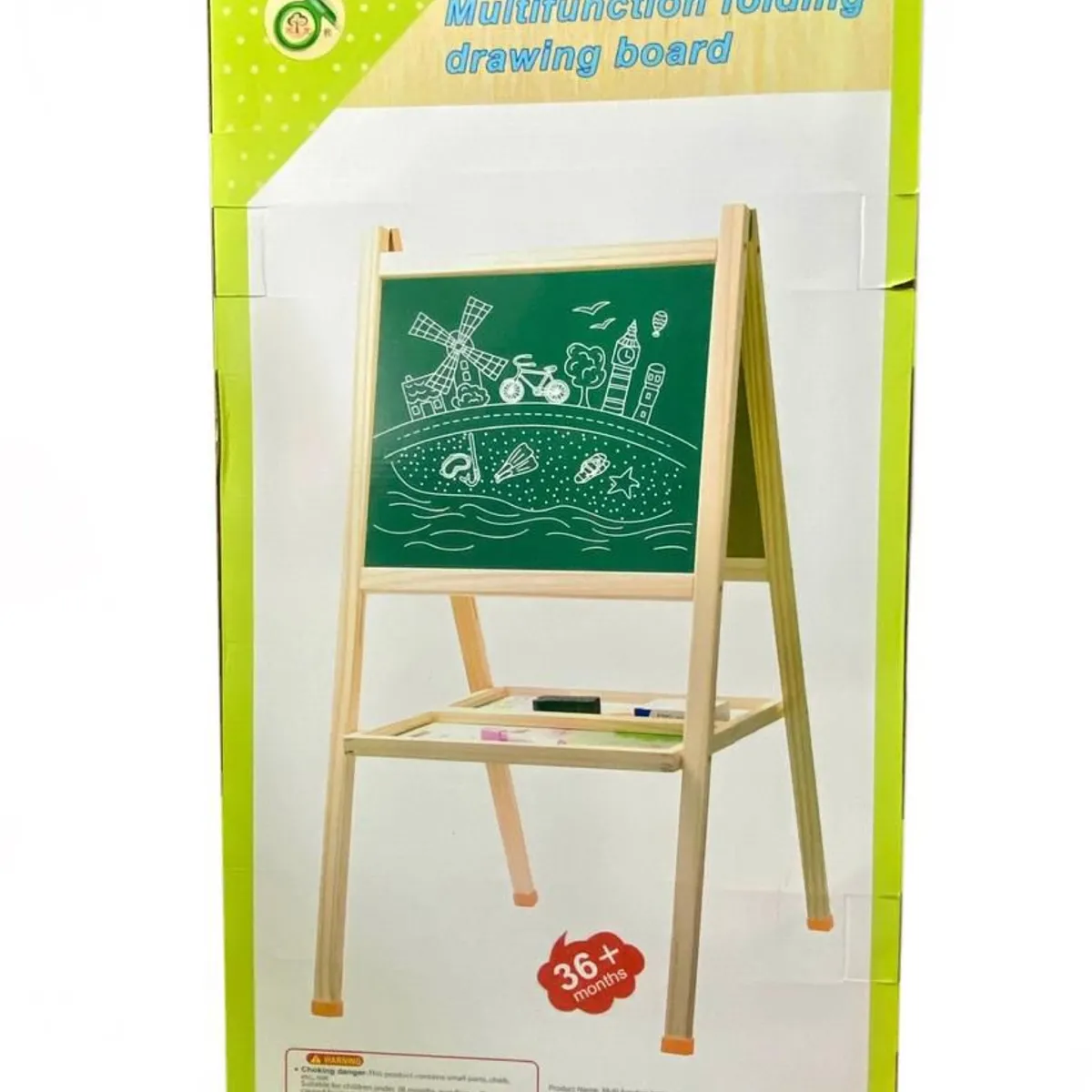 GENERICO - PIZARRA DIDÁCTICA 2 EN 1 MULTIFUNCIÓN