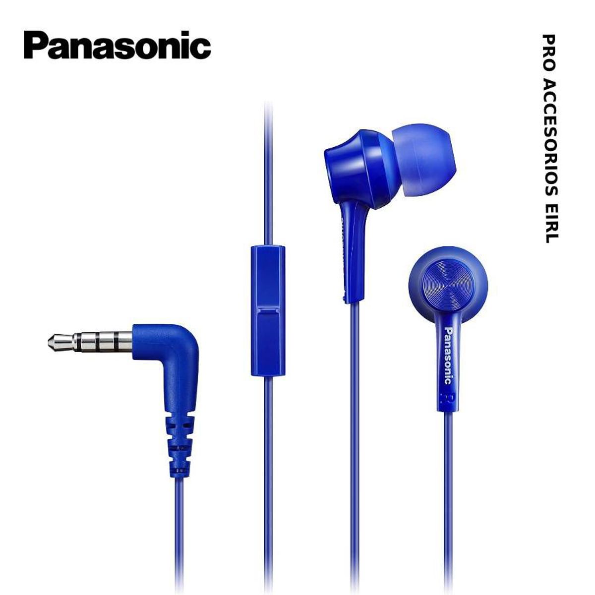 PANASONIC - Auriculares Panasonic Comfort Fit TCM115 Comodidad y Calidad Azul