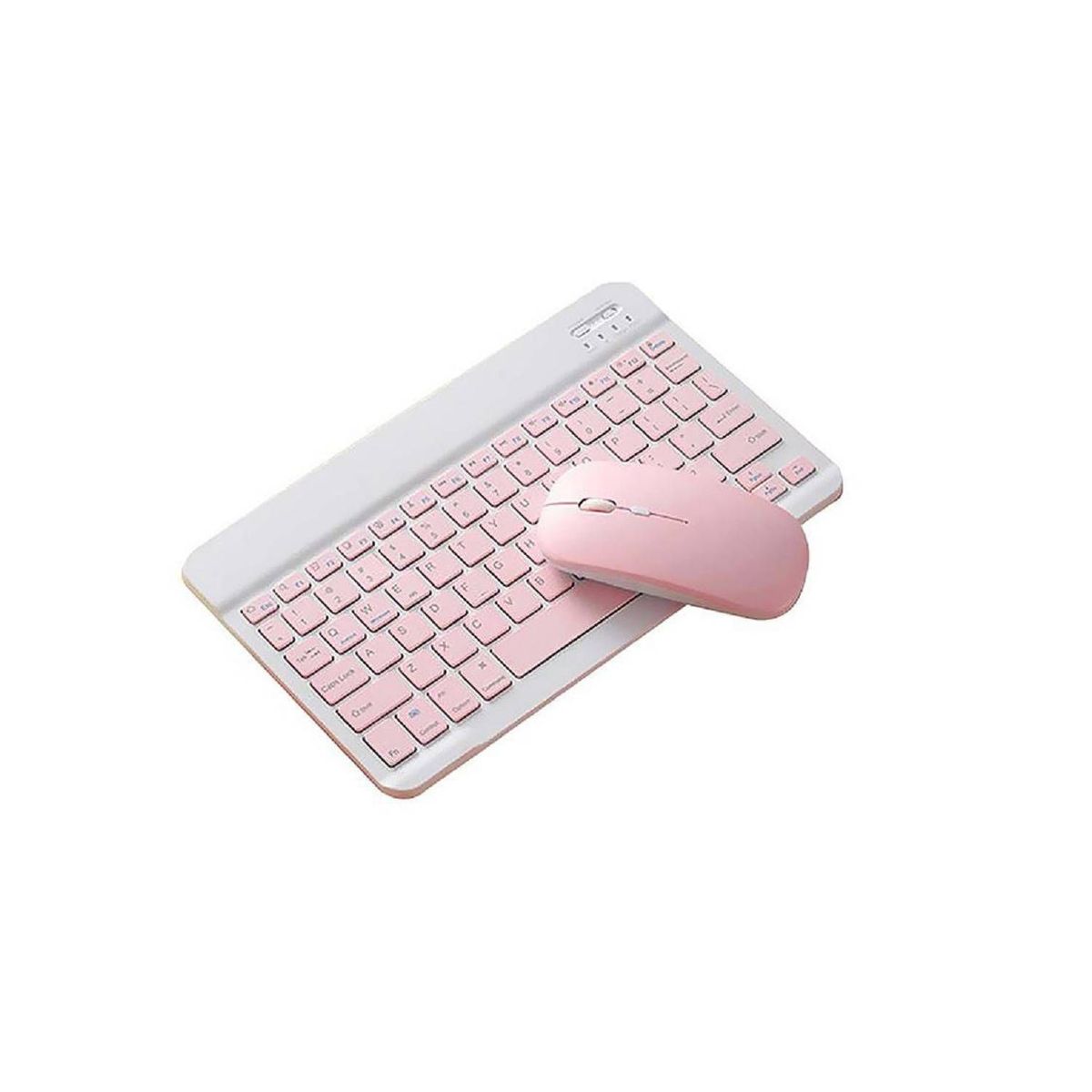 GENERICO - TECLADO Y   MOUSE   SUPER DELGADO  ROSADO