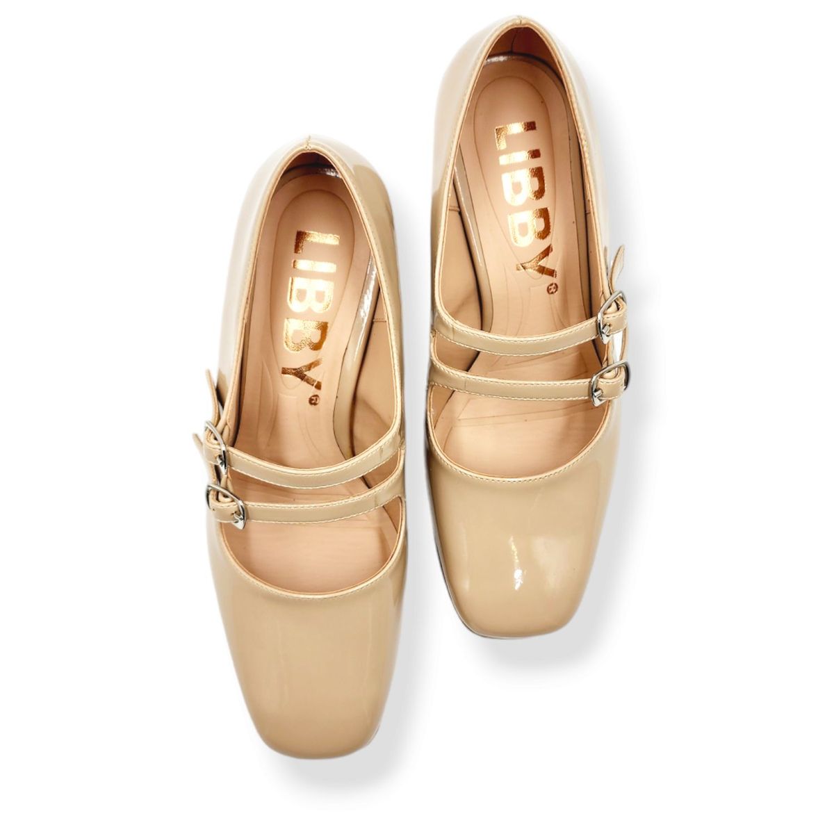 LB LIBBY CALZADOS Y ACCESORIOS - ZAPATOS MARY JANE COLOR NUDE