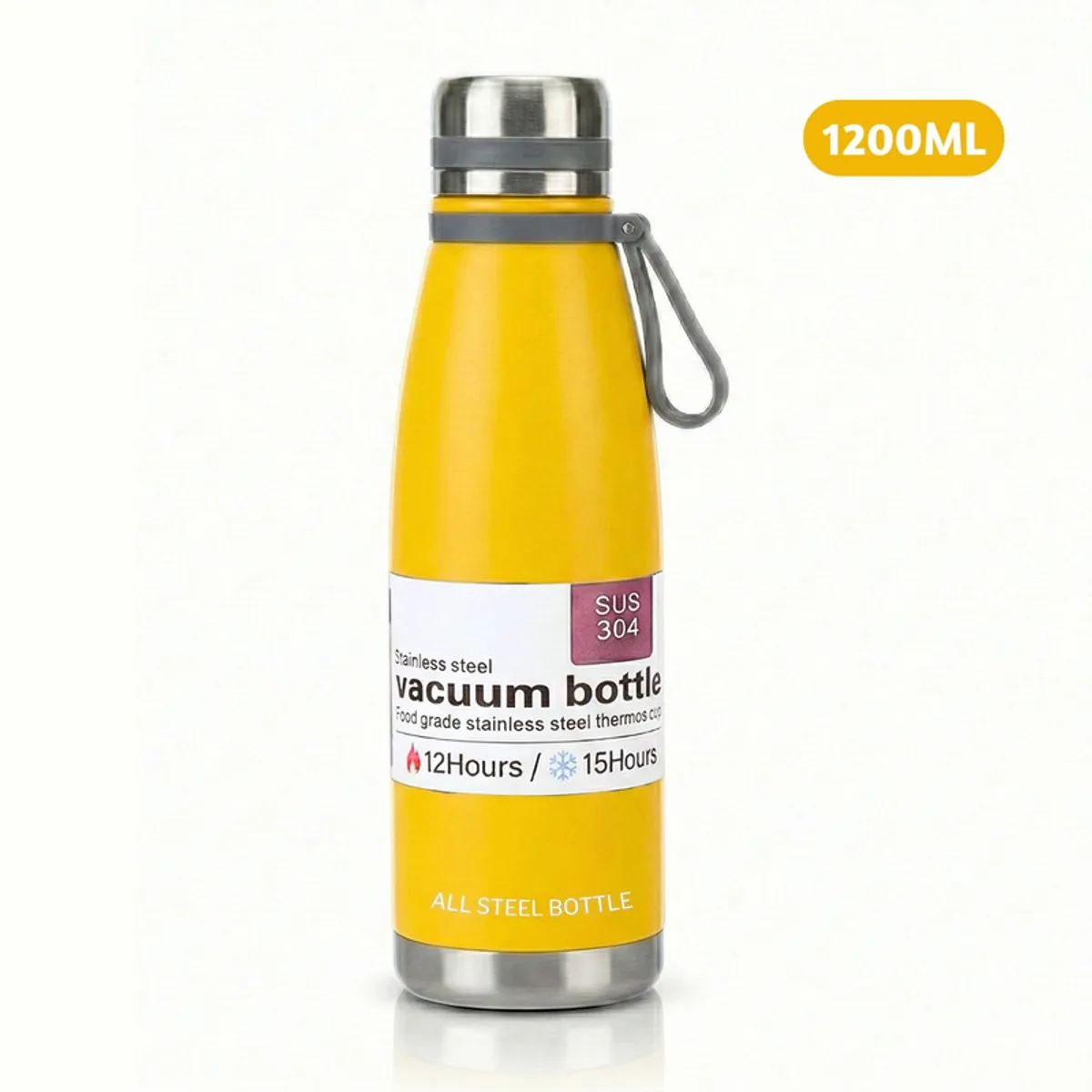 Pentha - Termo Tomatodo De 1 . 2 Litros Acero Inoxidable Color Amarillo