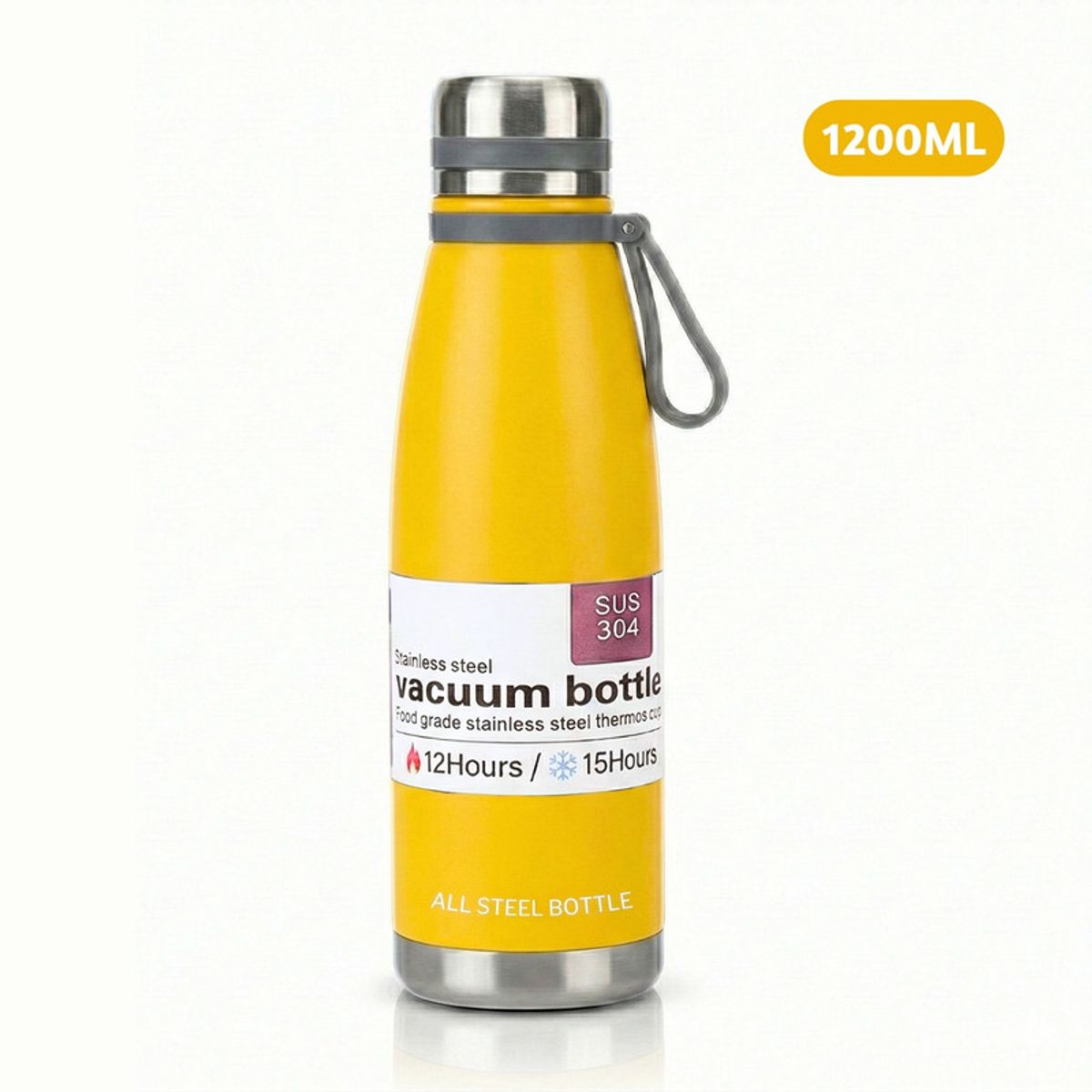 Pentha - Termo Tomatodo De 1 . 2 Litros Acero Inoxidable Color Amarillo