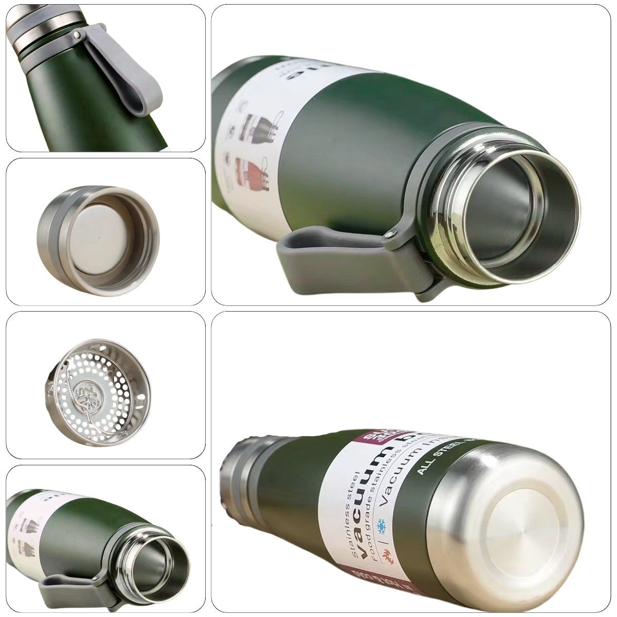 PENTHA - Termo Tomatodo De 1 . 2 Litros Acero Inoxidable Color Plateado