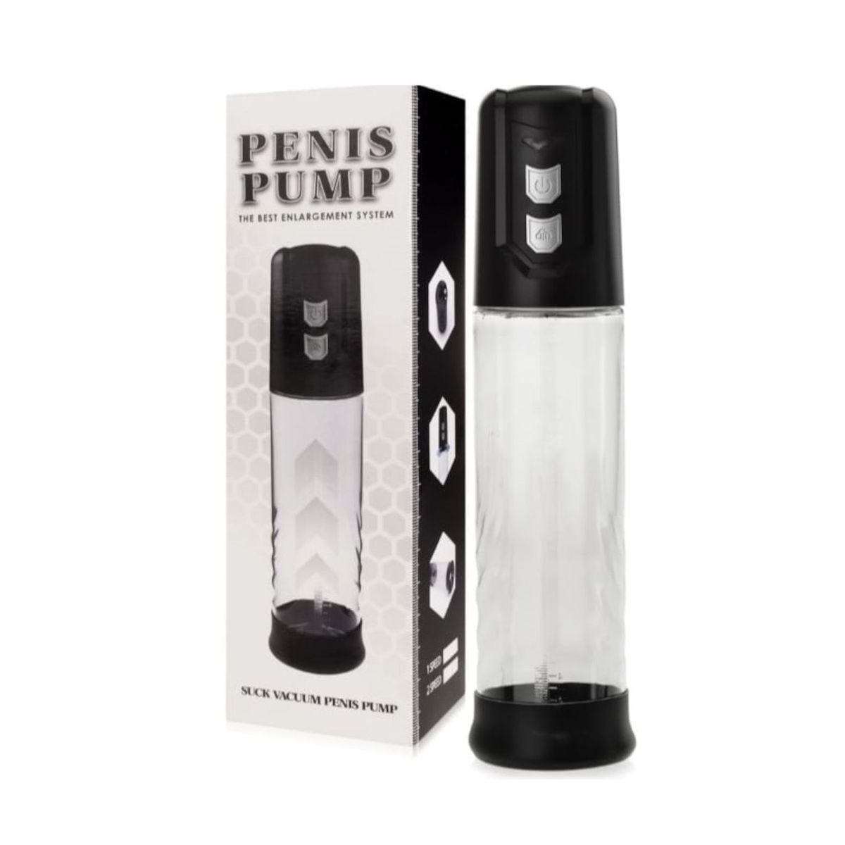 GENERICO - Bomba Automática Alargadora Engrosador de Pene 27 x Ø6 cm