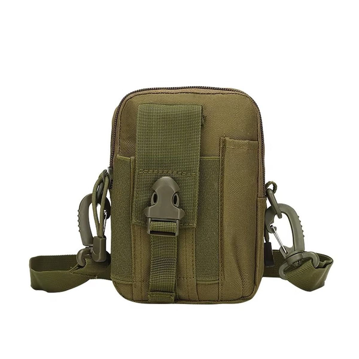 GENERICO - Pouch tactico portacelular con correaje bolso multifuncional Mini canguro morral molle