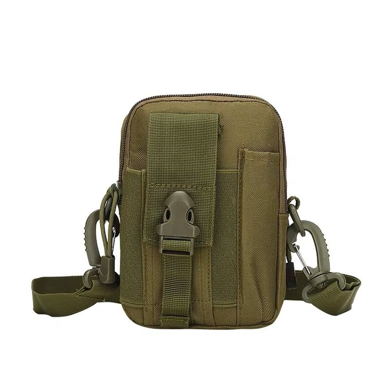 GENERICO - Pouch tactico portacelular con correaje bolso multifuncional Mini canguro morral molle