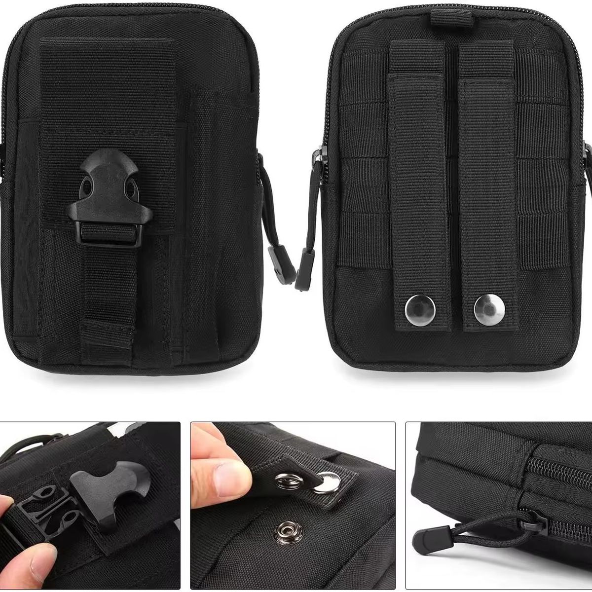 GENERICO - Pouch tactico portacelular Mini canguro morral molle_.