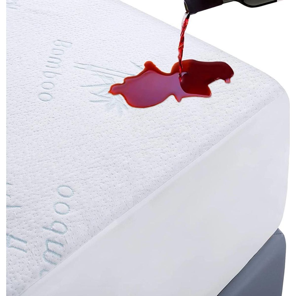 GENERICO - Protector de colchón Bambú 1.5 PLAZA