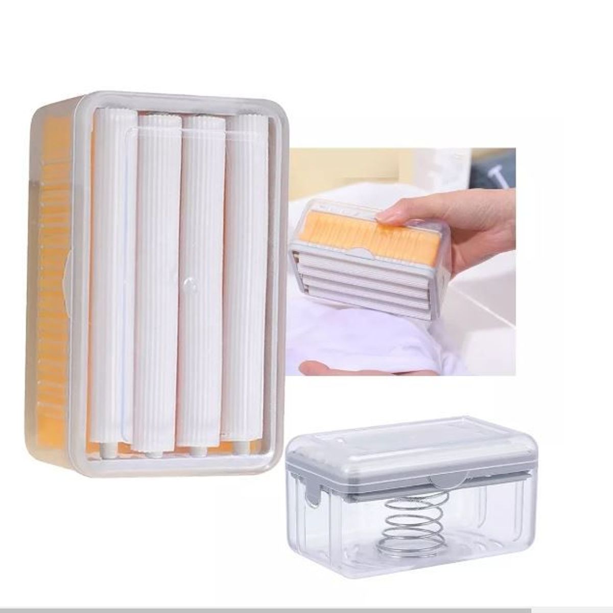 GENERICO - Caja de jabon espumosa para lavanderia