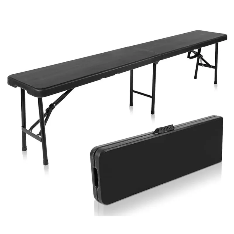 NORTHWEST - Banca Plegable 43X28X182cm Negra