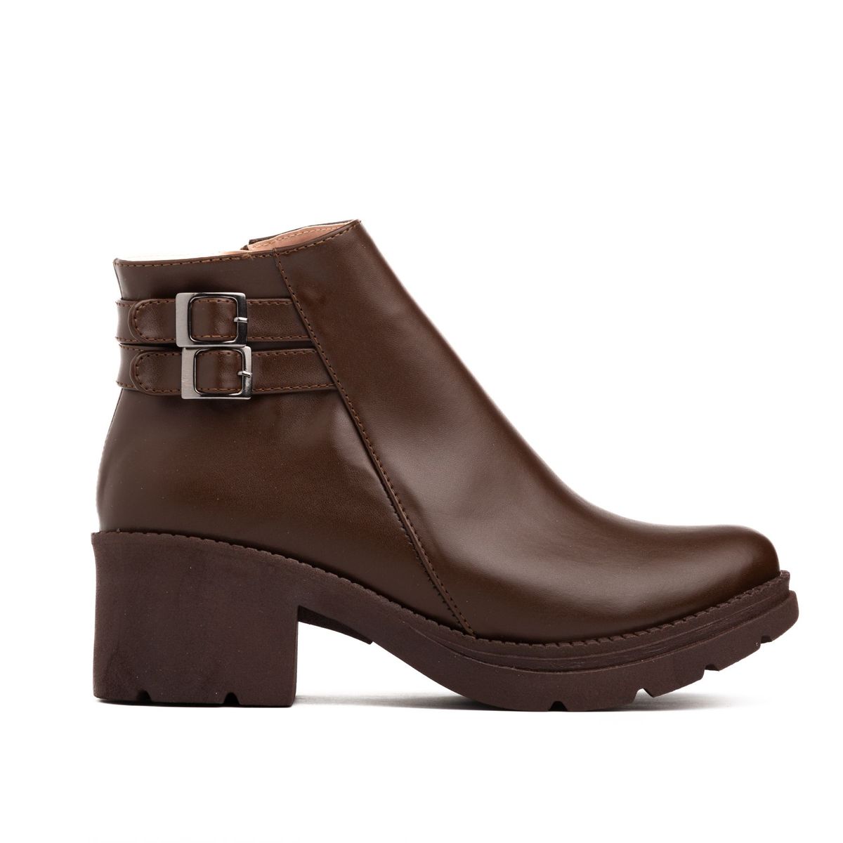 NEBULA - Botines Furry - Nébula - Marrón