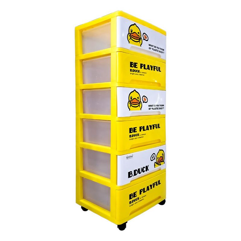 GENERICO - ORGANIZADOR MULTIUSO BANDEJAS ROSTRO DE PATITO 6 NIVELES